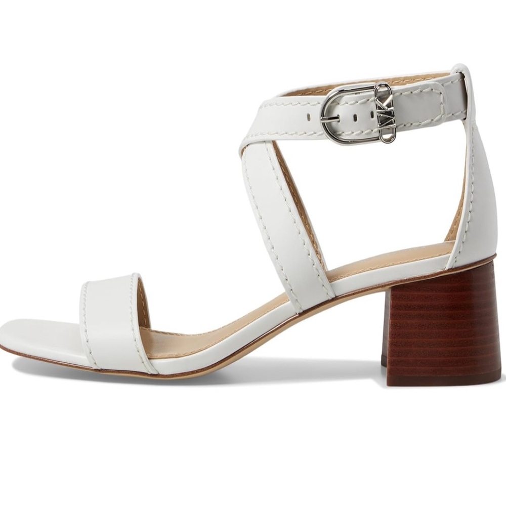Michael Kors Ashton Crisscross Sandals Women’s White Size 10 - Picture 4 of 15